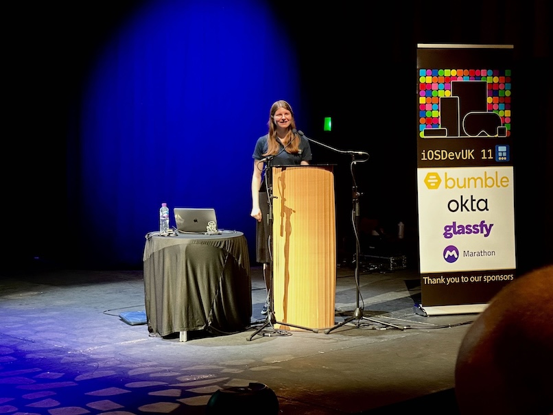 Photo from iOSDevUK 2023.
